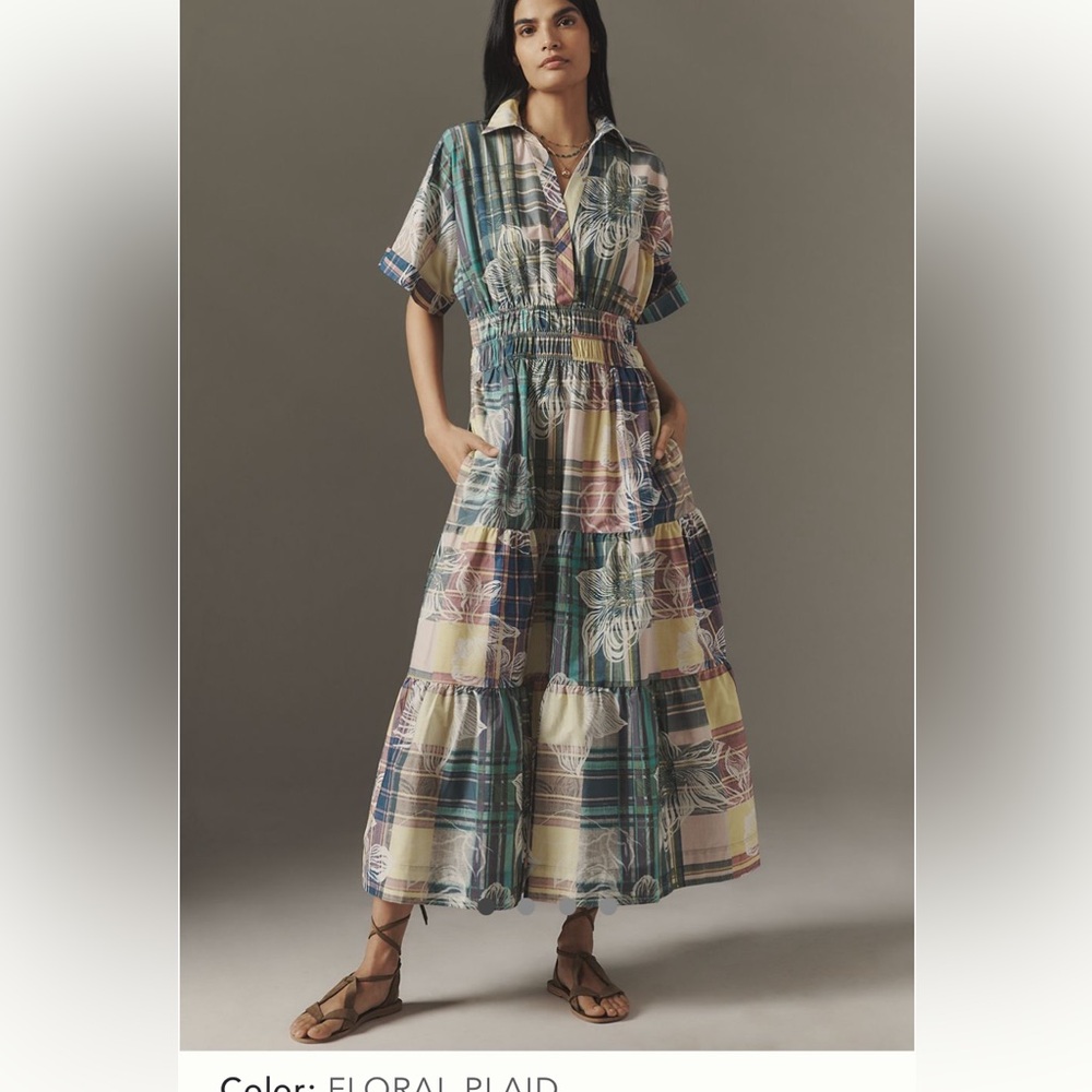 Anthropologie The Somerset Maxi Shirt Dress - XS -NWT